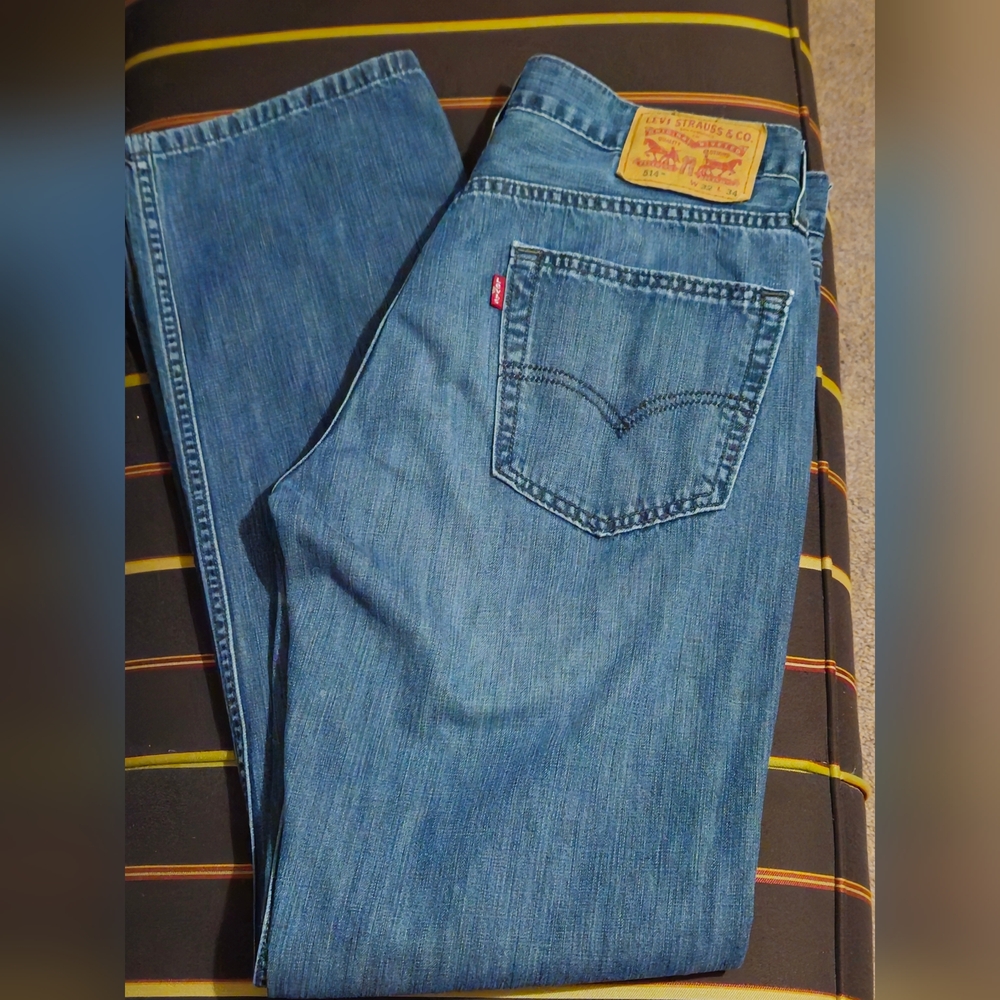 Levi's Blue Straight Jeans Men Size 32 Levis 514